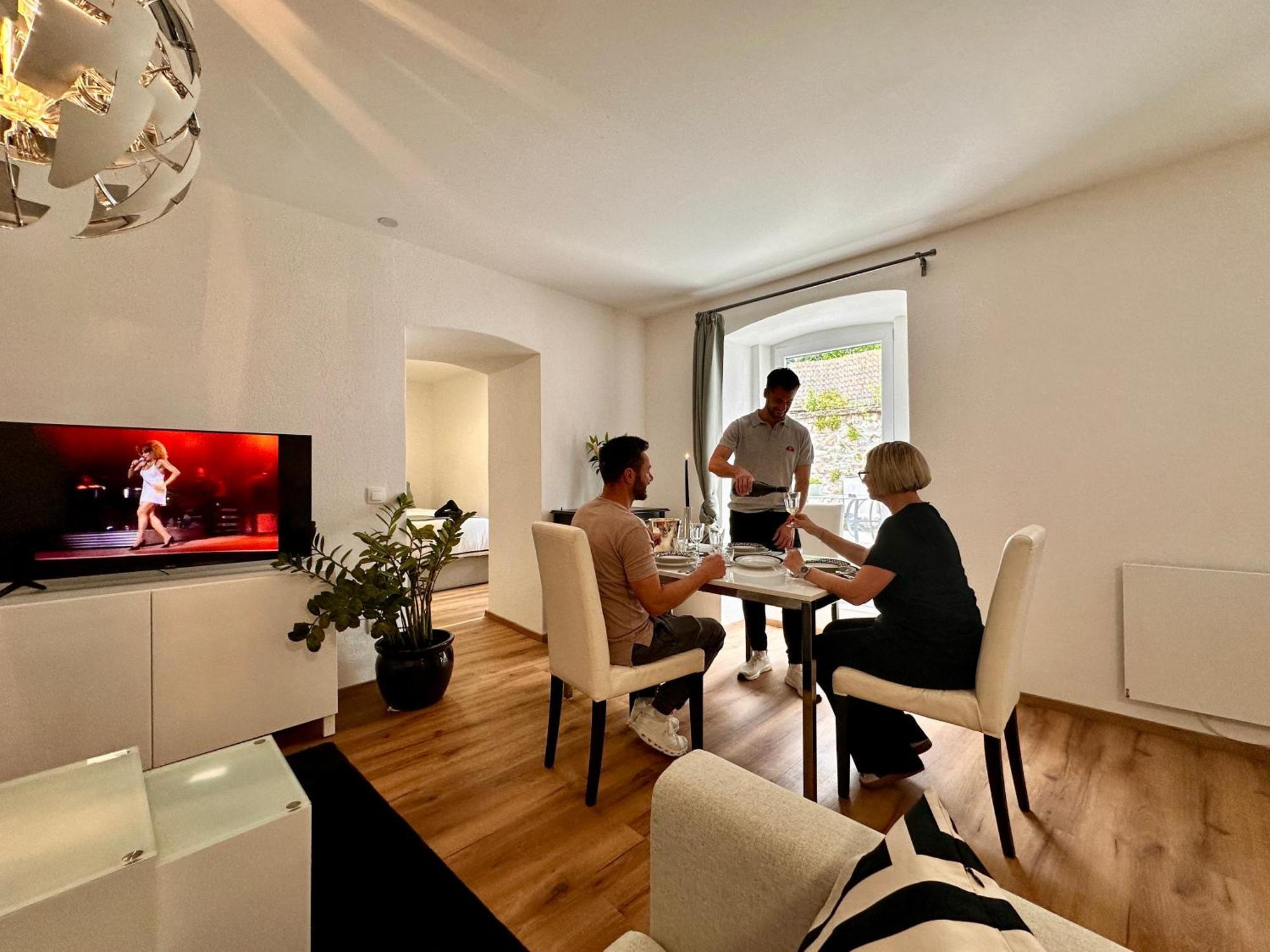 Schoene Ferienwohnung Schottwien Exteriör bild
